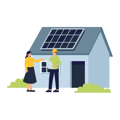 Installation of Postcode Solar Shropshire